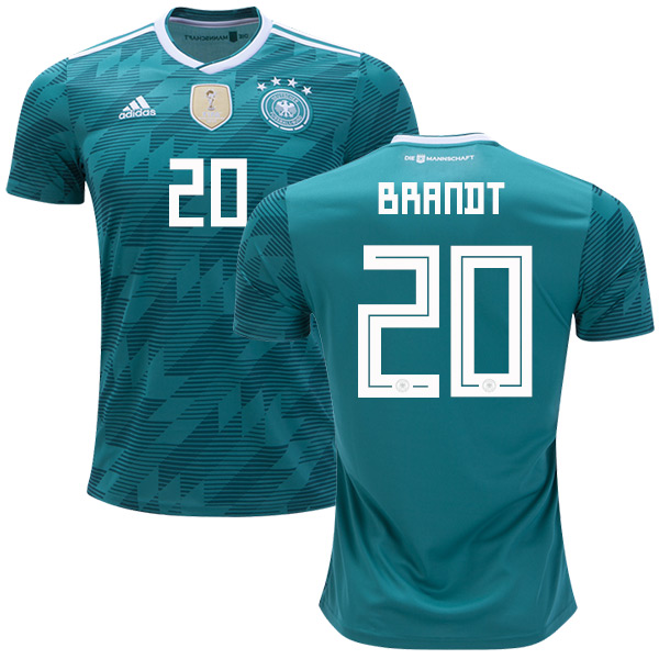 Germany #20 Brandt Away Soccer Country Jersey